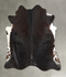 Chocolate Large Brazilian Cowhide Rug 6'4