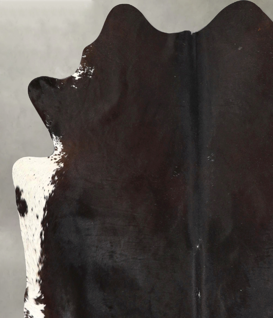 Chocolate Large Brazilian Cowhide Rug 6'4"H x 6'2"W #A49028 by Hudson 