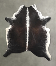 Black and White X-Large Brazilian Cowhide Rug 7'5"H x 6'2"W #A49038 by Hudson Hides