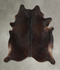 Chocolate XX-Large Brazilian Cowhide Rug 7'9