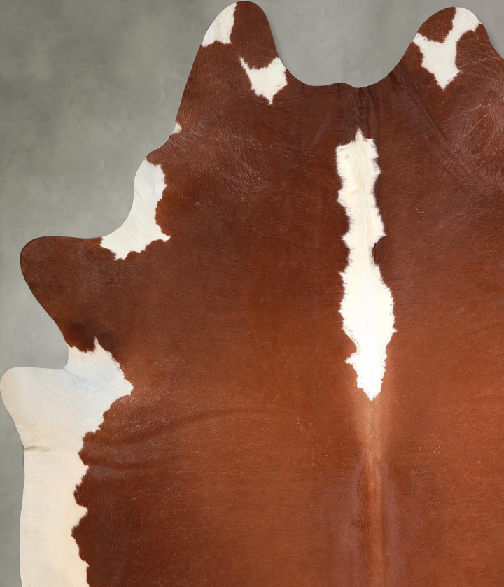 Hereford XX-Large Brazilian Cowhide Rug 8'1"H x 6'7"W #A49049 by Hudson Hides
