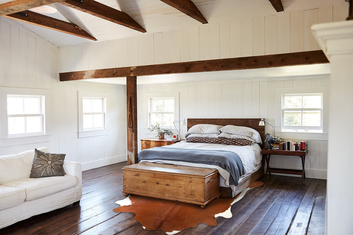 Solid Brown XX-Large Brazilian Cowhide Rug 7'7"H x 6'8"W #A49059 by Hudson Hides