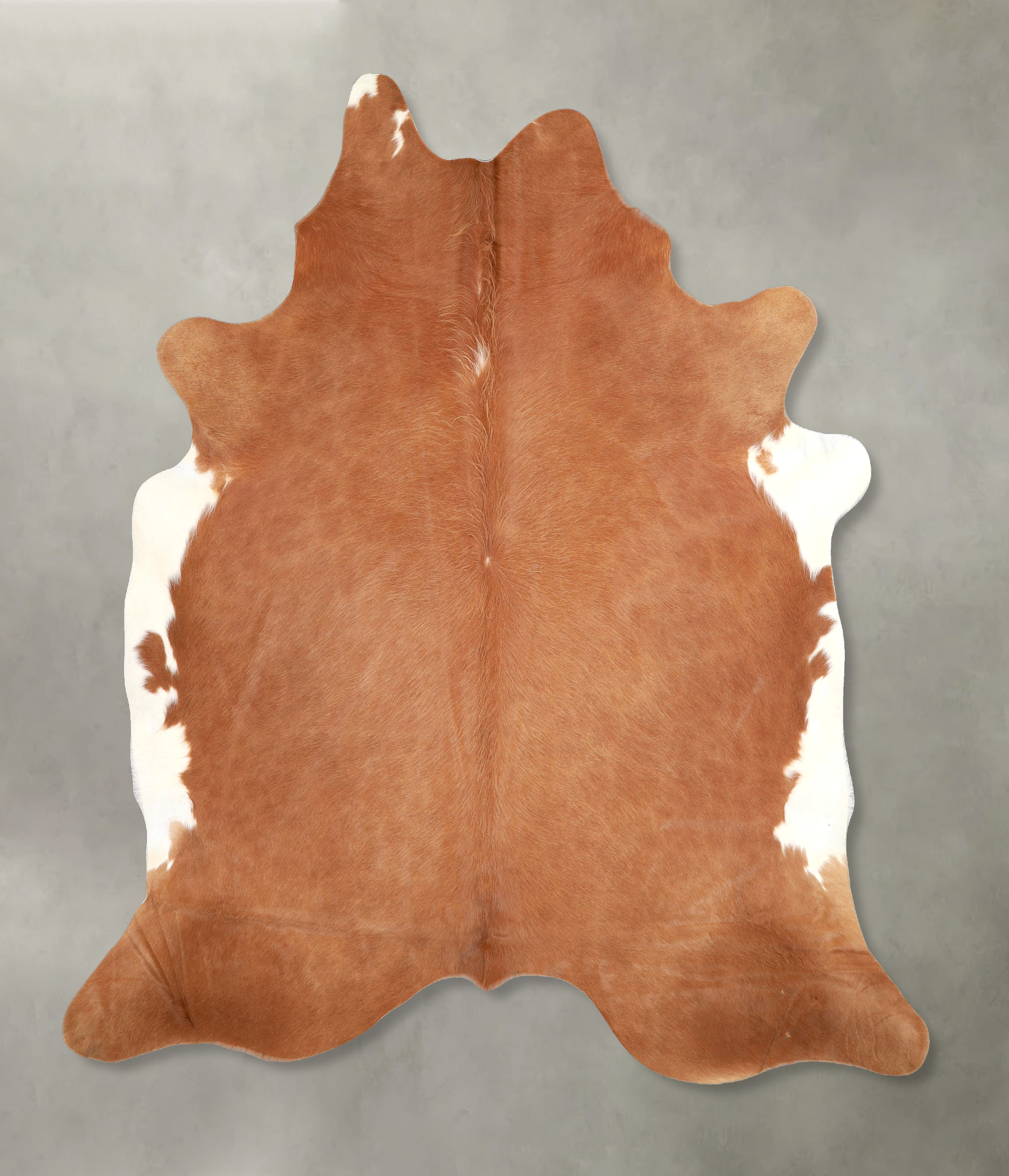 Solid Brown Cowhide Rug #A49068