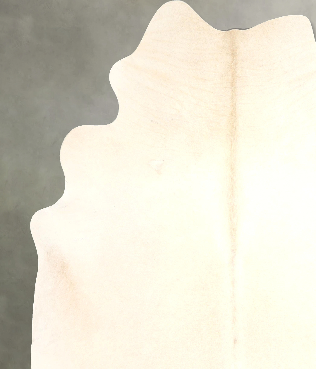 Ivory with Beige X-Large Brazilian Cowhide Rug 7'6"H x 6'6"W #A49099 b