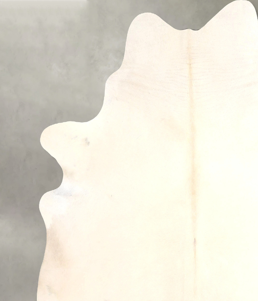 Ivory with Beige X-Large Brazilian Cowhide Rug 7'5"H x 6'7"W #A49104 b