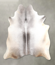 Medium Grey X-Large Brazilian Cowhide Rug 7'2"H x 6'11"W #A49106 by Hudson Hides