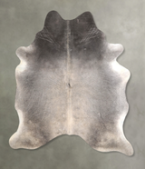 Medium Grey X-Large Brazilian Cowhide Rug 7'6"H x 6'8"W #A49110 by Hudson Hides