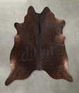 Chocolate X-Large Brazilian Cowhide Rug 7'1"H x 6'8"W #A49125 by Hudson Hides