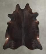 Chocolate X-Large Brazilian Cowhide Rug 7'2"H x 6'8"W #A49126 by Hudson Hides