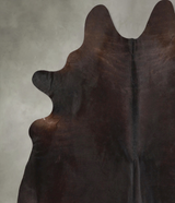 Chocolate X-Large Brazilian Cowhide Rug 7'2"H x 6'8"W #A49126 by Hudson Hides