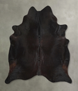 Solid Black XX-Large Brazilian Cowhide Rug 7'9"H x 7'3"W #A49127 by Hudson Hides