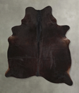 Solid Black X-Large Brazilian Cowhide Rug 7'6"H x 5'10"W #A49138 by Hudson Hides