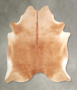 Beige X-Large Brazilian Cowhide Rug 7'7"H x 6'6"W #A49150 by Hudson Hides