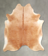 Beige X-Large Brazilian Cowhide Rug 7'7"H x 6'6"W #A49150 by Hudson Hides