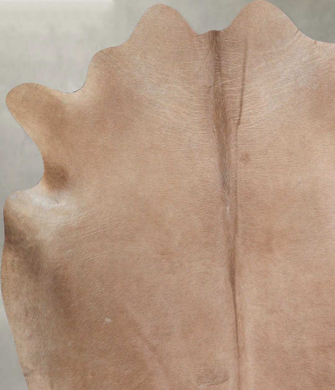 Taupe X-Large Brazilian Cowhide Rug 6'9"H x 6'5"W #A49151 by Hudson Hi