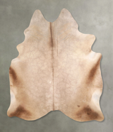 Champagne X-Large Brazilian Cowhide Rug 7'5"H x 6'3"W #A49152 by Hudson Hides