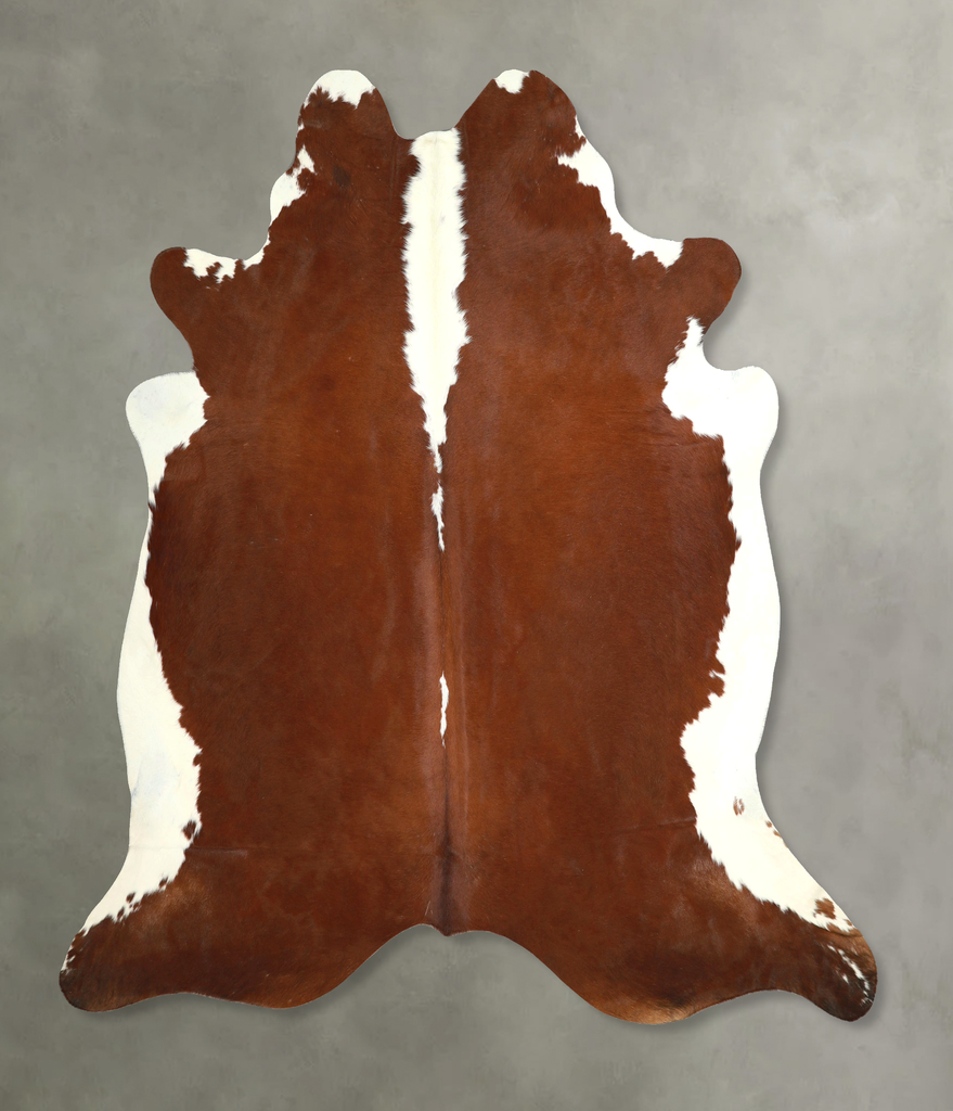Hereford XX-Large Brazilian Cowhide Rug 7'0"H x 7'2"W #A49172 by Hudson Hides
