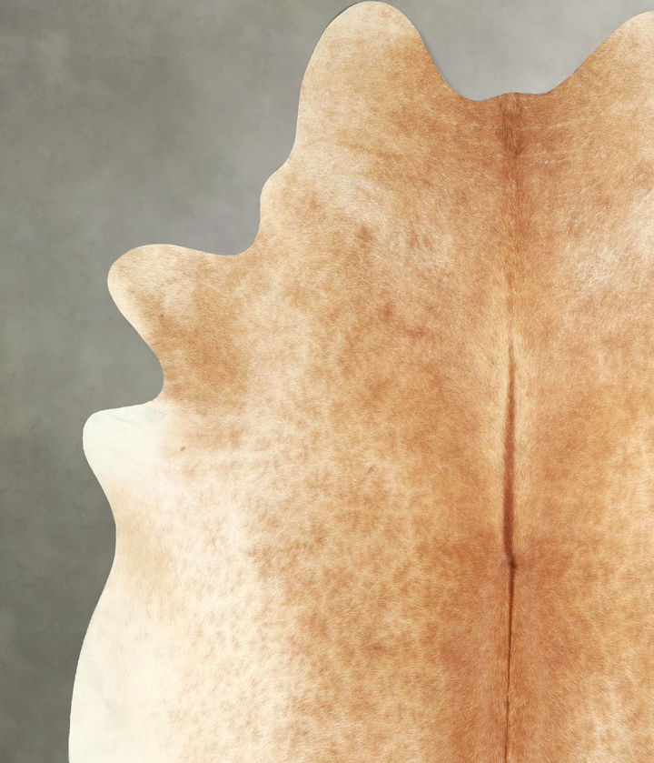 Light Caramel X-Large Brazilian Cowhide Rug 7'4"H x 6'8"W #A49173 by Hudson Hides