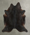 Solid Black XX-Large Brazilian Cowhide Rug 7'9