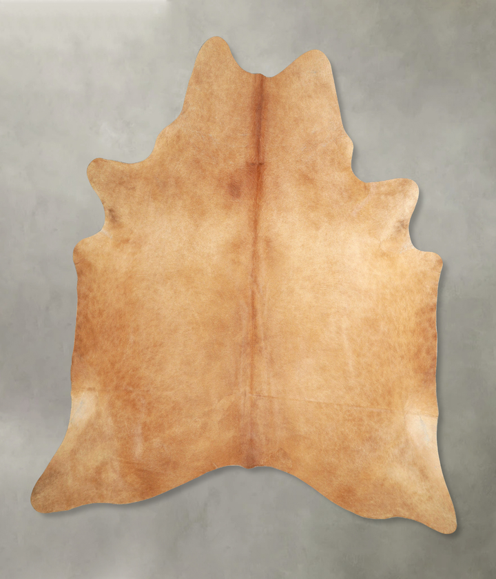 Beige XX-Large Brazilian Cowhide Rug 7'8"H x 6'9"W #A49183 by Hudson Hides