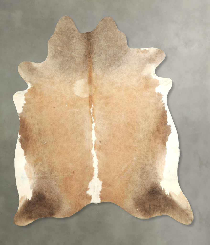 Light Caramel XX-Large Brazilian Cowhide Rug 7'6"H x 6'8"W #A49187 by Hudson Hides