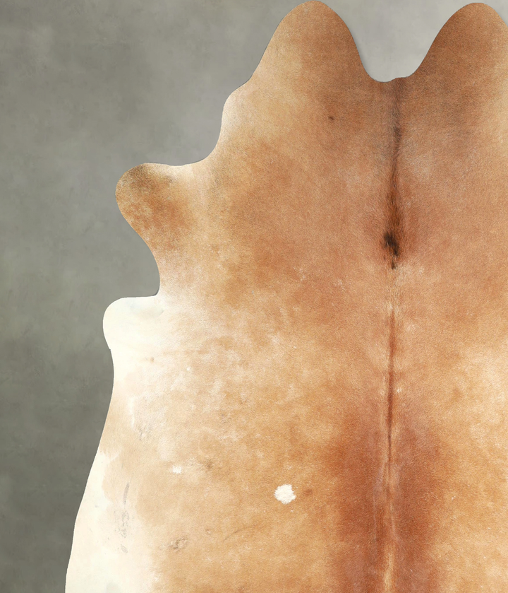 Light Caramel XX-Large Brazilian Cowhide Rug 7'5"H x 7'1"W #A49191 by Hudson Hides