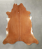 Solid Brown XX-Large Brazilian Cowhide Rug 7'5