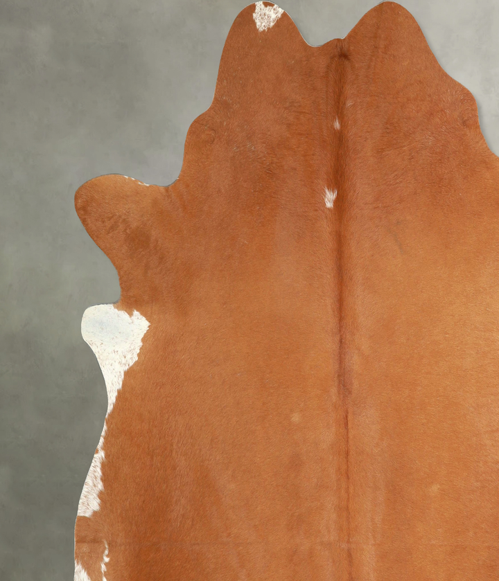 Solid Brown XX-Large Brazilian Cowhide Rug 7'5"H x 7'5"W #A49192 by Hudson Hides