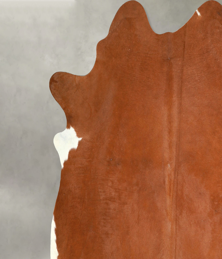 Solid Brown XX-Large Brazilian Cowhide Rug 7'5"H x 7'5"W #A49197 by Hudson Hides