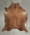 Chocolate X-Large Brazilian Cowhide Rug 7'4