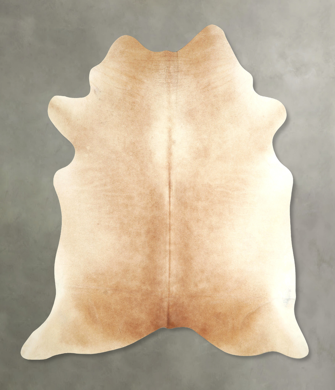 Beige XX-Large Brazilian Cowhide Rug 7'8"H x 7'2"W #A49219 by Hudson H