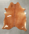 Solid Brown X-Large Brazilian Cowhide Rug 7'10