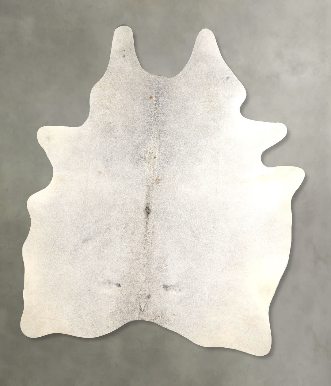 Medium Grey X-Large Brazilian Cowhide Rug 8'0"H x 5'11"W #A49293 by Hu