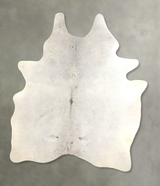 Medium Grey X-Large Brazilian Cowhide Rug 8'0"H x 5'11"W #A49293 by Hudson Hides