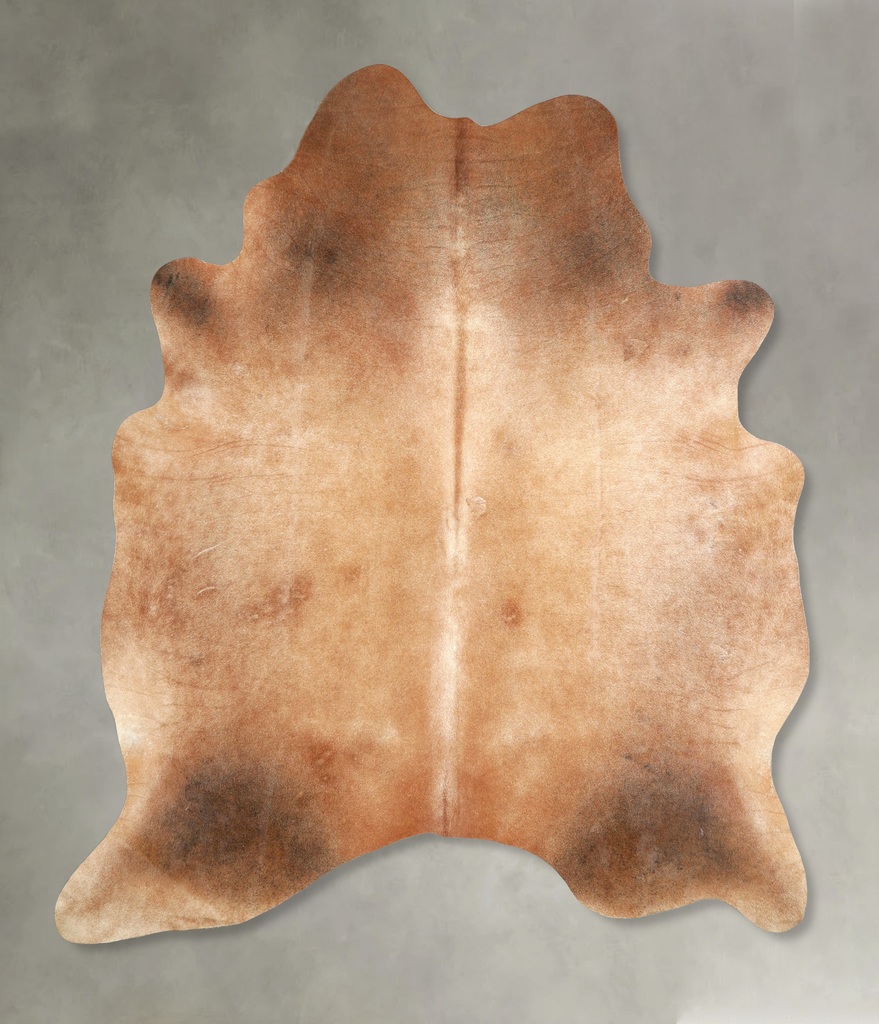 Light Caramel X-Large Brazilian Cowhide Rug 7'2"H x 6'5"W #A49297 by Hudson Hides