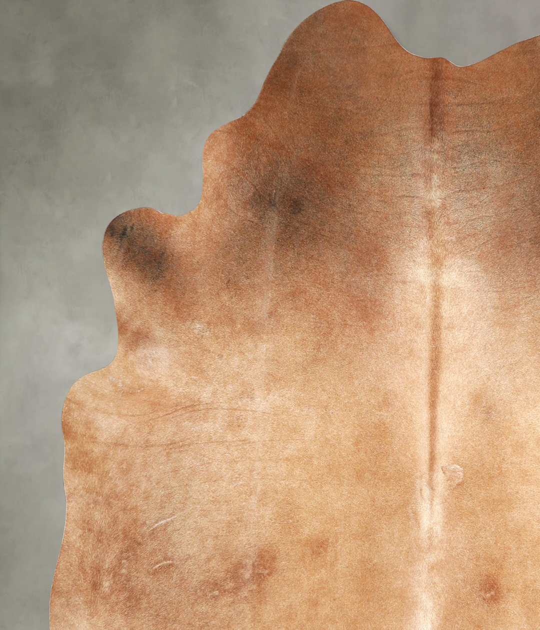 Light Caramel X-Large Brazilian Cowhide Rug 7'2"H x 6'5"W #A49297 by H