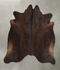 Chocolate X-Large Brazilian Cowhide Rug 6'3
