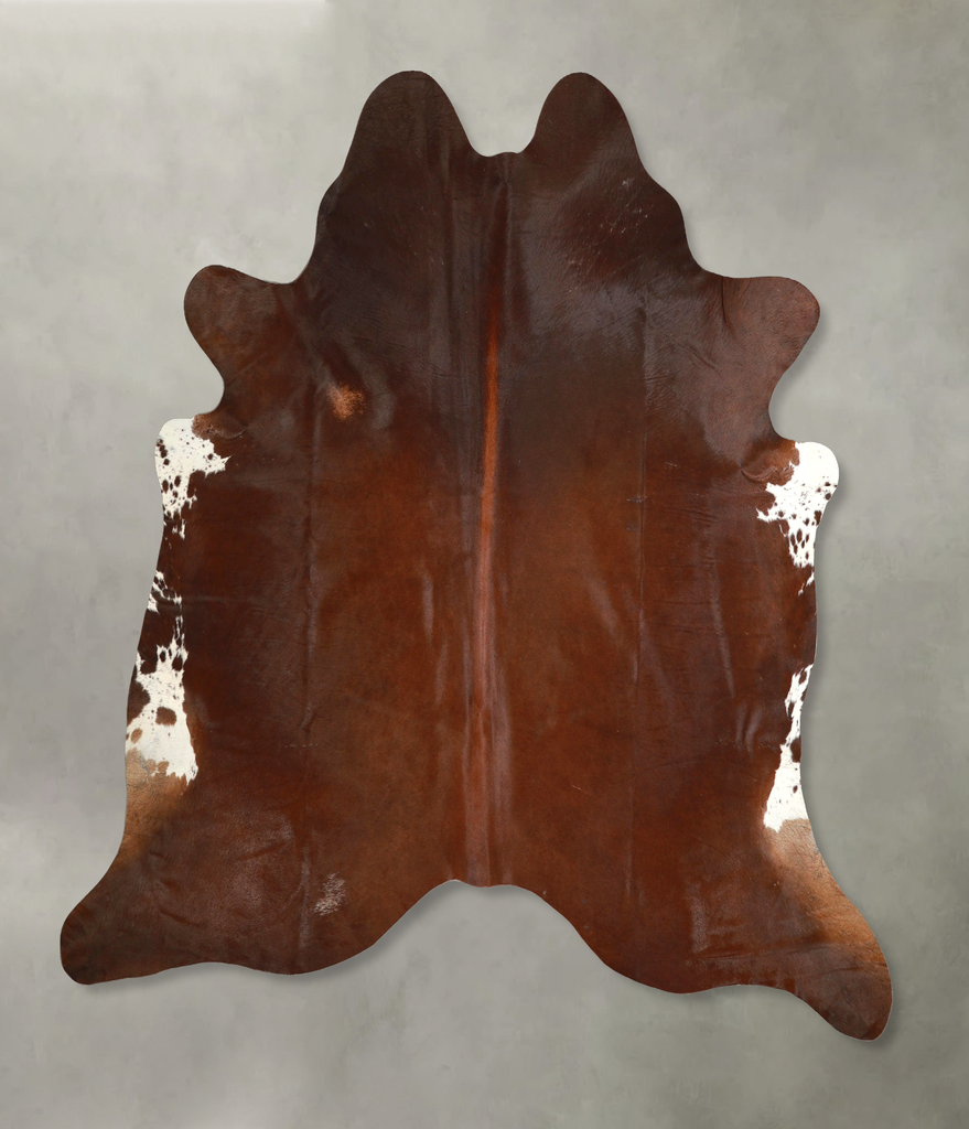 Warm Caramel X-Large Brazilian Cowhide Rug 7'0"H x 7'2"W #A49305 by Hudson Hides