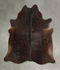 Chocolate X-Large Brazilian Cowhide Rug 6'7