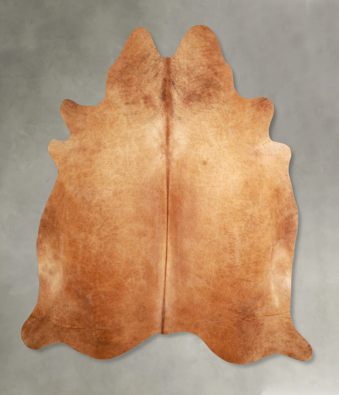 Solid Brown XX-Large Brazilian Cowhide Rug 7'4"H x 7'6"W #A49311 by Hu