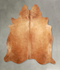 Solid Brown XX-Large Brazilian Cowhide Rug 7'4