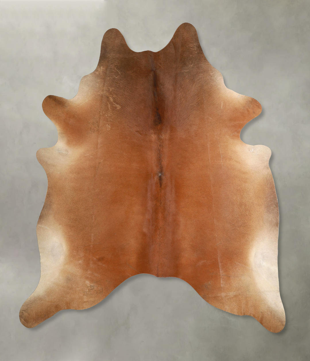 Warm Caramel XX-Large Brazilian Cowhide Rug 7'7"H x 7'0"W #A49313 by H