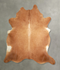 Solid Brown XX-Large Brazilian Cowhide Rug 8'4