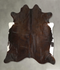 Chocolate Large Brazilian Cowhide Rug 6'3