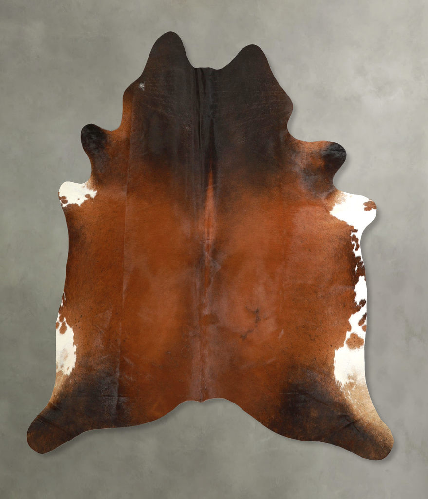 Warm Caramel X-Large Brazilian Cowhide Rug 7'5"H x 6'7"W #A49356 by Hudson Hides