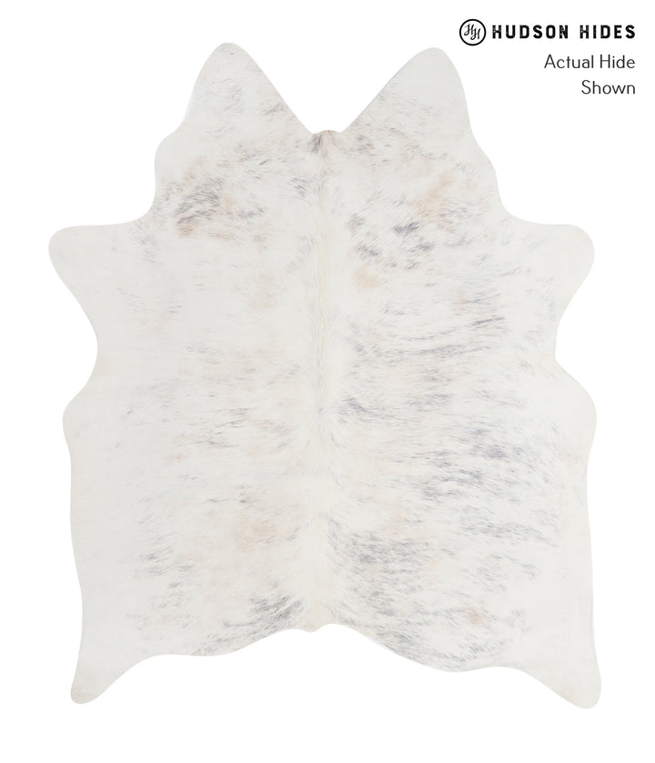Grey Brindle Large Brazilian Cowhide Rug 6'0"H x 5'1"W #A4936 by Hudson Hides