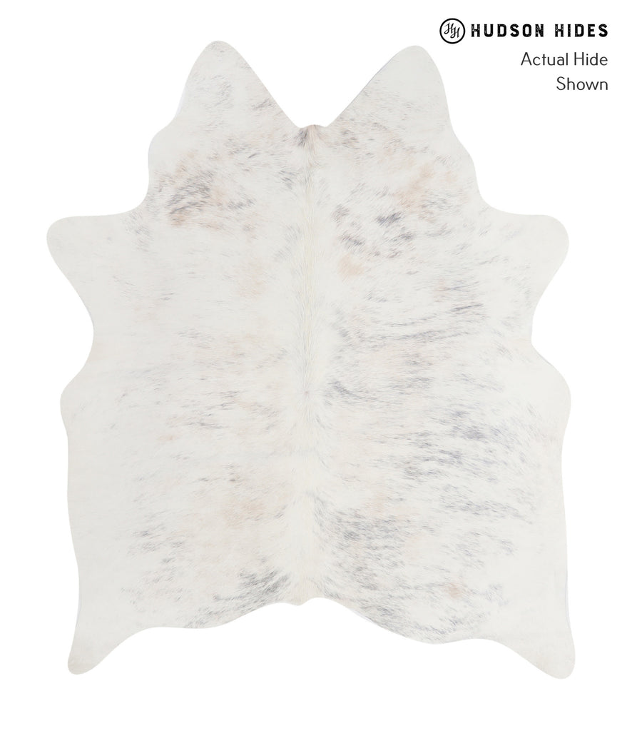 Grey Brindle Large Brazilian Cowhide Rug 6'0"H x 5'1"W #A4936 by Hudson Hides