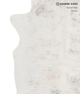 Grey Brindle Large Brazilian Cowhide Rug 6'0"H x 5'1"W #A4936 by Hudson Hides