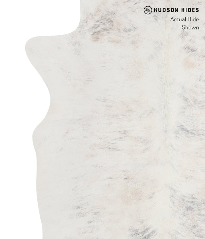 Grey Brindle Large Brazilian Cowhide Rug 6'0"H x 5'1"W #A4936 by Hudson Hides