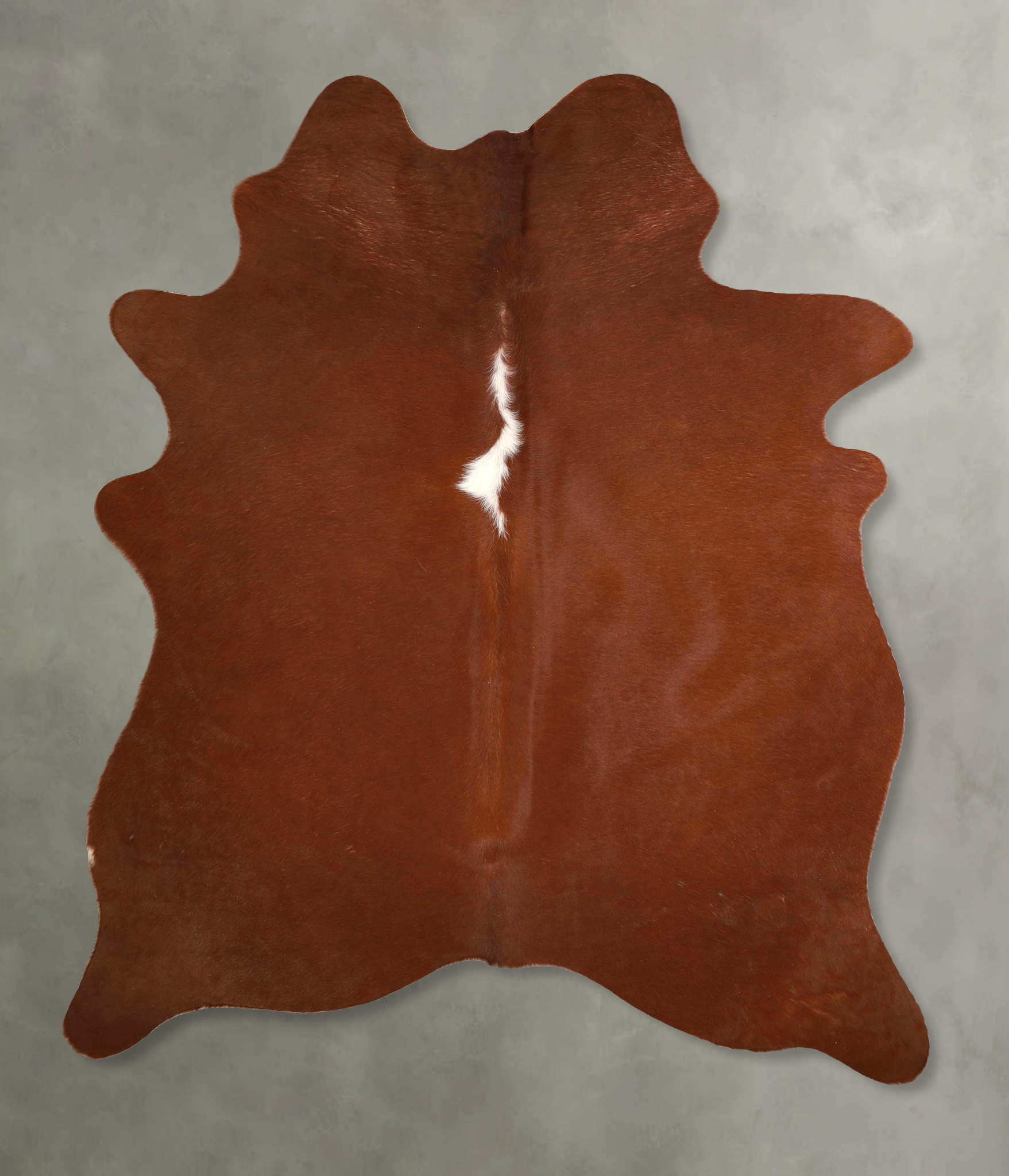 Brown and White Regular Cowhide Rug #A49426
